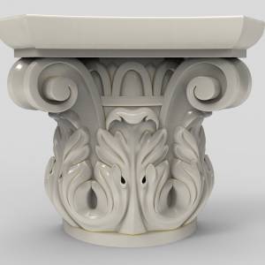 Скачать 3D модель - Капитель