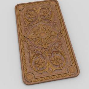 3D модель для ЧПУ  Крышка для нард 13