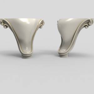 Скачать 3D модель Мебельная ножка