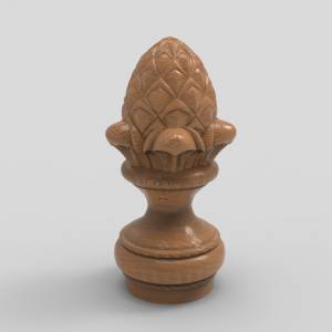 3D модель - Шишка