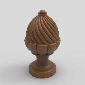 3D модель - Шишка