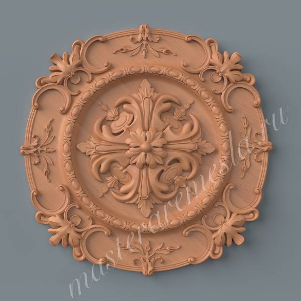 3D модель Розетка потолочная 3