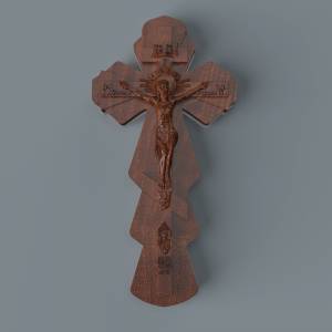 3D модель для ЧПУ  Крест 11