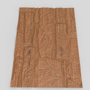 3D  модель 3D панель камни 2