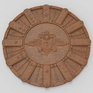 3D модель Часы МВД