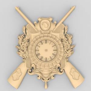 Купить ЧПУ модель Часы "Пора на охоту"