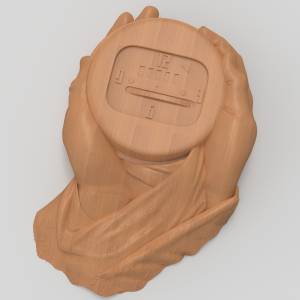 3D модель для станка с ЧПУ  Часы энергетика Счетчик руки