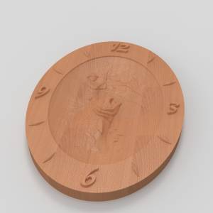 Купить 3D модель Часы рыболовные овал