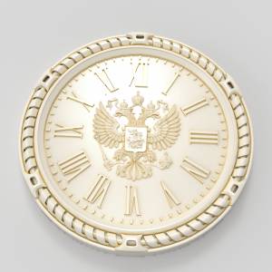 3D модель Часы с гербом 10