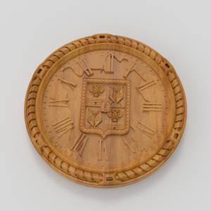 3D ЧПУ модель Часы с гербом 9