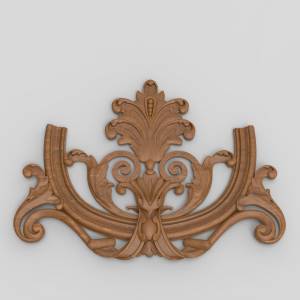 Купить 3D модель Декор 4 дверной верх