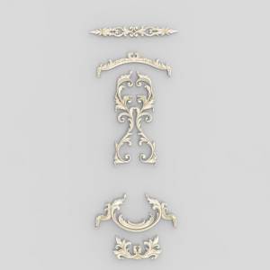 Купить ЧПУ модель Комплект декора 3 на дверь