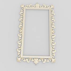 3D модель для ЧПУ  Рамка для зеркала 5