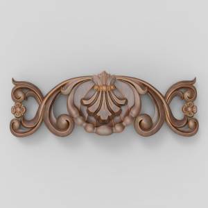 3D модель для ЧПУ  Накладка