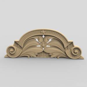 3D модель для станка с ЧПУ  Накладка