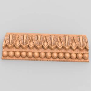 3D модель для станка с ЧПУ  Багет