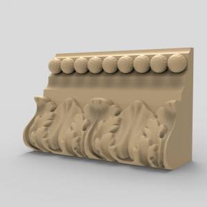 3D ЧПУ модель Карниз