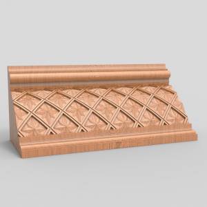 3D модель для ЧПУ  Карниз