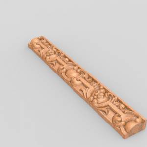 3D модель для ЧПУ  Багет