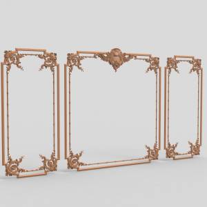 3D ЧПУ модель Декор