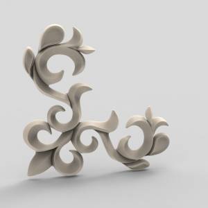 3D модель для станка с ЧПУ  Декор - 111р.