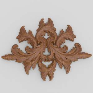 STL модель Декор 208  декоративный элемент