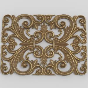 3D модель  Декор резной 355