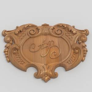 3D модель  Декор резной 374