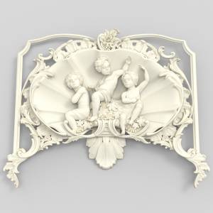 3D модель  Декор три ангела