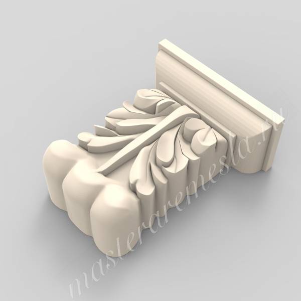 3D ЧПУ модель Кронштейн