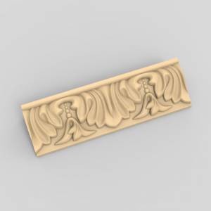 3D модель для ЧПУ  Багет 60