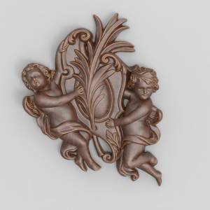 фикс прайс 3D модель Картуш 32