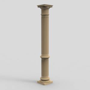 3D модель для ЧПУ  Колонна 78