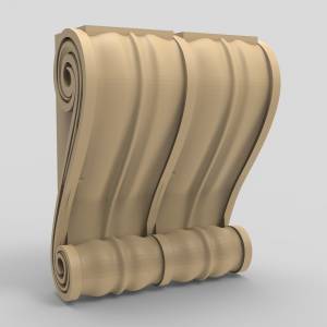 3D модель для ЧПУ  Кронштейн 65