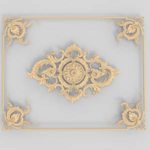 фикс прайс 3D модель Потолочный декор 8