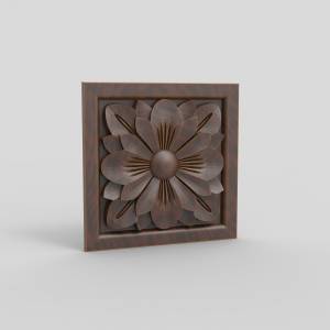 3D модель для ЧПУ  Розетка 90