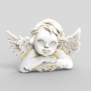 Купить 3D модель Ангел гравюра