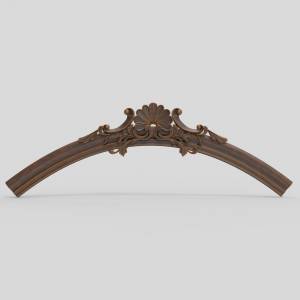 3D модель для станка с ЧПУ  арочный декоративный элемент