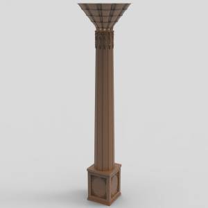 3D модель для ЧПУ  Колонна 193