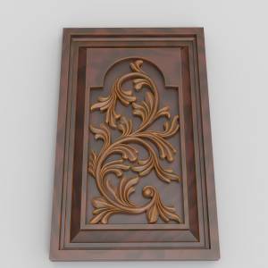 3D модель для станка с ЧПУ  Панель декоративная 34