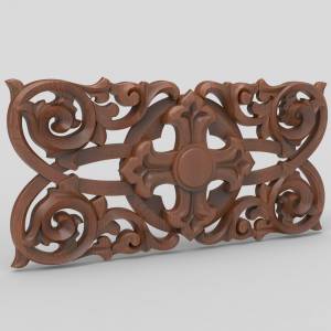 3D ЧПУ модель Узор декоративный 39
