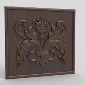 3D модель для станка с ЧПУ  Узор декоративный 42