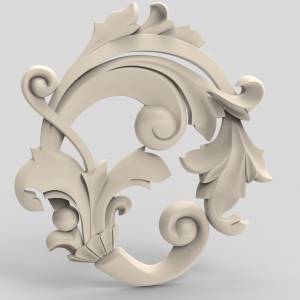 3D модель для ЧПУ  Узор декоративный 47