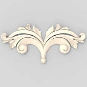 3D модель для ЧПУ  Узор декоративный 48