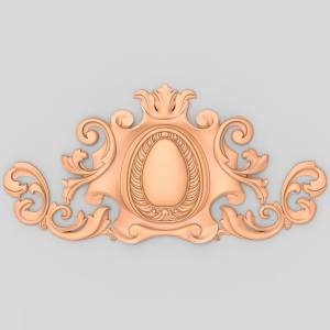 3D модель для станка с ЧПУ  Картуш 23