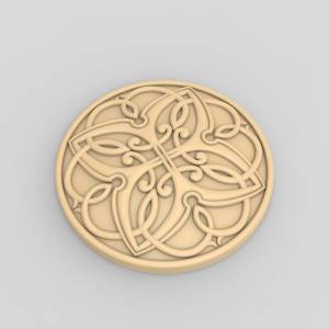 3D модель для ЧПУ  Розетка 266