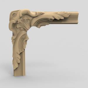 3D модель для ЧПУ  Уголок 155