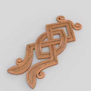 3D модель для ЧПУ  Декор