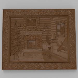 3D модель - Панно