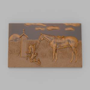 3D модель для ЧПУ  Панно